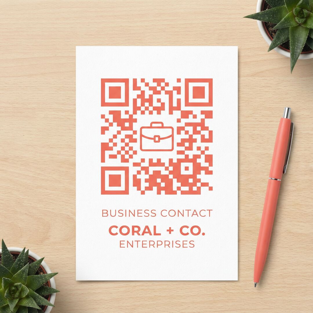 黄色仓库商务二维码